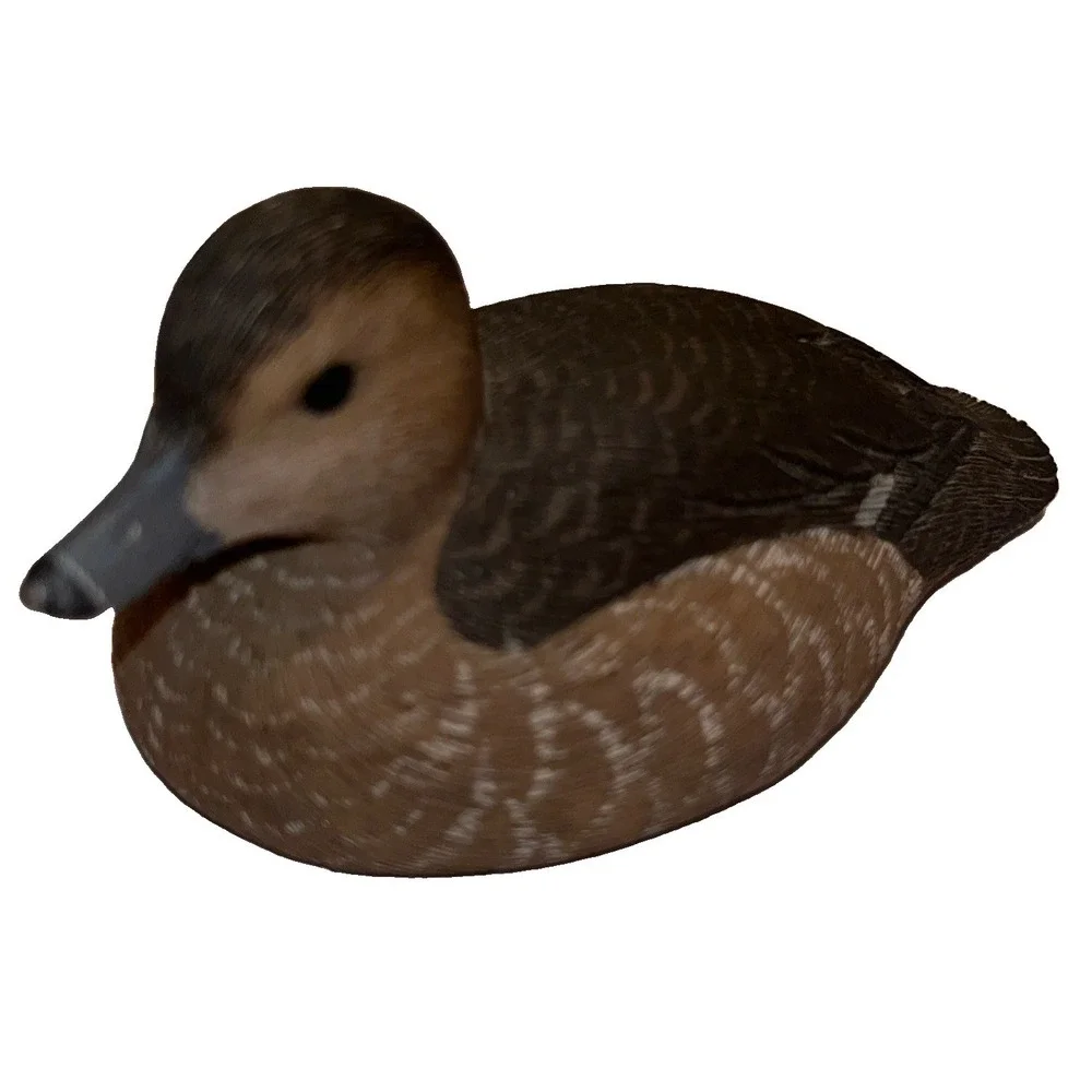 Vtg 1987 Boyds Collection Masters Series Redhead Hen Duck Decoy Signed #9021